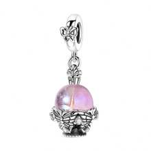 1 Stück mystische Serie Silber farbiges Emaille Charm original Armband Halskette DIY Herstellung Perlen Anhänger, ideal für kosmische Partys, astrologie-bezogene Veranstaltungen und tägliches Schmuckdesign - Unisex