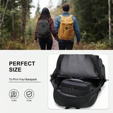 1PC Little School Supplies Non-Foodcontact Lunch Box Lunch Bag For Men Women Insulated School Portable Lunchbox Lunch Bags For Work Picnic Travel (Black) Bag For School School Accessories School Stuff - Black - View 7