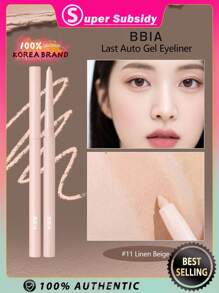 Bbia Delineador de ojos en gel Last Auto 11 Lino Beige, lápiz delineador de gel, fácil de aplicar con secado rápido, de larga duración, ultra suave, a prueba de manchas, sombra y delineador de ojos con brillo, delineador de labios, lápiz corrector, maquillaje de ojos coreano, K-Beauty, maquillaje coreano - 0.3g/0.01oz.