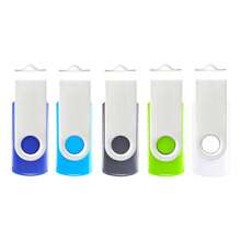 Unidad flash USB de 64 GB, lápiz de memoria de 5 piezas de alta velocidad, unidad de memoria USB 2.0, disco memoria clave USB, regalo para PC, coche, TV