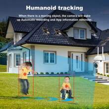 3MP Super HD 2.4G WiFi Smart IP Camera, Indoor & Outdoor Wireless Security Camera With 355° Pan-Tilt, USB Powered, Supports 5X Digital Zoom, Color Night Vision, Two-Way Audio, Human Detection And Auto Alarm