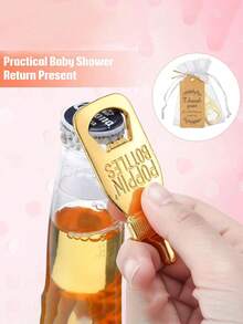 100件/2件皇冠开瓶器礼品，皇冠开罐器，皇家饮料开瓶器，坚固优雅的厨房配件，精致的派对装饰，婚礼