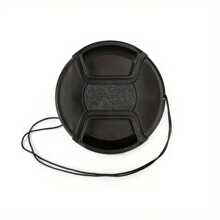 2PCS 49mm/52mm/55mm/58mm/62mm/67mm/72mm/77mm/82mm Camera Lens Cap Protective Cover Compatible With Nikon/Pentax/Olympus/Fujifilm/DSLR/SLR Mirrorless Cameras