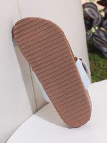 Sandálias Flat Femininas Estilo Boêmio com Tira Ajustável no Dedo e Fivela - Conforto Deslizante Casual com Biqueira Aberta