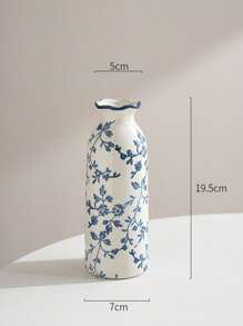 Retro Mini Crackle Ceramic Flower Vase, Single Stem Hydroponic Vase Decor, Rustic Floral Arrangement, Valentine's Day Gift Gifts Birthday Graduation Home Decor Room Decor Glass Vase