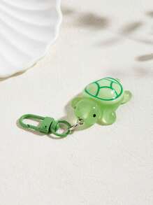 1 pièce/5 pièces Pendentifs multicolores lumineux de tortue, porte-clés pendentif animal, accessoires de sac, porte-clés de voiture, porte-clés, accessoires de porte-clés, porte-clés mignons, peuvent être fixés à des articles tels que des clés, des sacs, des téléphones portables, des accessoires de voiture, des breloques de sac, école, animal de dessin animé, gothique, Y2k