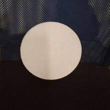 Demi-sphères en mousse unicolore de 15 cm/5,91 pouces, matériau de DIY, remplissage d'argile ultra-léger, boules rondes unicolore lisses, convient pour la maison et l'école