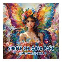 1 PIEZA Libro de colorear para adultos de Animales Mandala con 24 ilustraciones creativas de acuarela y grafiti para colorear