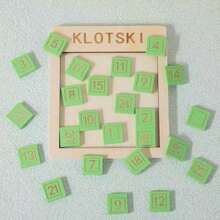 1 件木制数字华容道拼图游戏，智力游戏，锻炼思维和逻辑，节日/生日礼物，万圣节礼物，圣诞节礼物，平安夜礼物，礼物，儿童玩具，玩具，游戏 - 彩色 - 查看 4