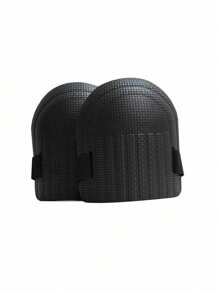 1 Pieza/2 Piezas Rodilleras de espuma suave para protección de rodillas, autoprotección para jardinería, limpieza, deportes - Negro