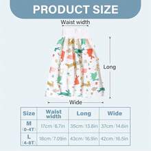 1pc Waterproof Potty Training Skirt, Hidden Snap Design, Breathable Absorbent Diaper Shorts, Suitable For Baby Boys And Girls, High Waist Underwear, Baby Diaper Skirt Leak-Proof Training Pants, Help Baby Get Rid Of Diapers, Suitable For 4-8 Year Old Children To Use At Night (Random Color) - Multicolor - View 4