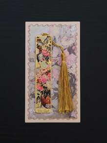 1 Metal Bookmark With Tassels, Gold Hollow Bookmark, Van Gogh Oil Painting Themed Bookmark, Reading Accessory Gift, Suitable For Book Lovers, Writers, Readers, Students, Teenagers, Men, Women, And Adults. This Is The Perfect Gift For Family Or Friends. Back To School Supplies