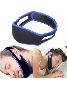 1条可调节下巴带，防打鼾睡眠眼罩（适用于口呼吸），男女通用下巴提拉带 - 瘦脸提拉带，透气无缝面部轮廓紧致带 - 彩色 - 查看 4