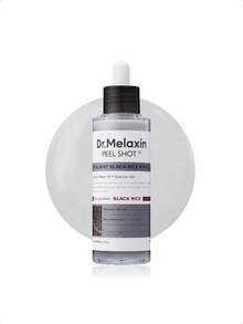 Dr.Melaxin Peel Shot Glow Black Rice Peeling Ampoule, Soft Exfoliating Face And Body Scrub Dead Skin Cells, Blackheads Remover For All Skin Types Korean Skin Care 80ml - default - View 1