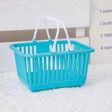 1/7 piezas Cestas de almacenamiento apilables contemporáneas de plástico para organizar el escritorio - Perfectas para la decoración del hogar, oficina y dormitorio, útiles y accesorios de oficina, estanterías - Multicolor - Ver 8