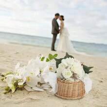 Panier de fleurs de mariage Demoiselle d'honneur avec poignée de perle Panier de fleurs en dentelle blanche Style vintage rustique Décoration de cérémonie de mariage Fête de la mariée