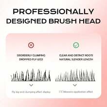 纤长、卷翘、丰盈、防水、防晕染、防汗持久睫毛膏，打造浓密睫毛效果 - 黑色睫毛膏1支 - 查看 7