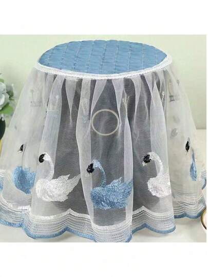 1pc Air Fryer Dust Cover, Lace Fabric Appliance Dust Protection Cover For Kitchen Electrical Devices Such As Rice Cookers