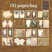 96 Sheets/Bag Writable Foil Notebook, Versatile & Practical "Distant Song" Series, Suitable As Planner, Diary, Scrapbooking Decoration, Great Gift For Birthday, Holiday