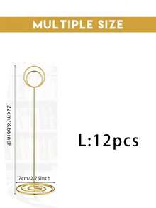 12 Giá đỡ số bàn, 3 kích cỡ 5cm/8.5cm/22cm, Giá đỡ ảnh bàn có đế chống trượt, thích hợp cho đám cưới, tiệc tùng, bàn ăn, khung ảnh, ghi chú, tiệc sinh nhật hoặc các sự kiện khác - Nhiều màu - Xem 10