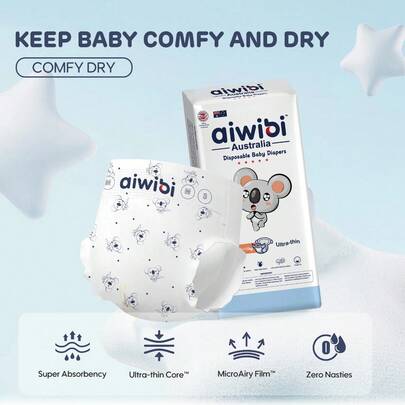 Paquete de pañales talla 5 (12-17 Kg) con 40 pañales. Super absorbentes, transpirables, con protección contra fugas en 3D e hipoalergénicos. Fabricados con la última tecnología y materiales de Alemania, Estados Unidos y Japón. Con sellos de certificación global, son extremadamente suaves y cómodos, muy absorbentes y ofrecen las mejores características para tu bebé con una barrera de protección contra fugas en 3D a un excelente precio.