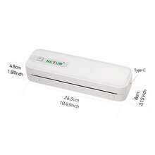 Netum Portable A4 Thermal Printer Wireless Bluetooth HD 200dpi Energy Saving Long-Term Use, Mobile Office Learning Home Printer - White - View 6