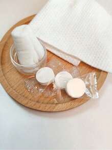 100/50/30/20/10 pezzi Salviette viso monouso compresse, salviettine detergenti in confezione trasparente monouso, salviette viso compress portatili per il viaggio