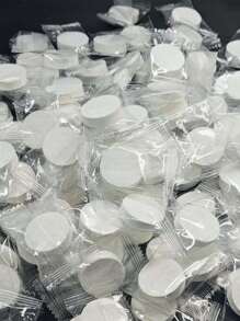 100/50/30/20/10 pezzi Salviette viso monouso compresse, salviettine detergenti in confezione trasparente monouso, salviette viso compress portatili per il viaggio