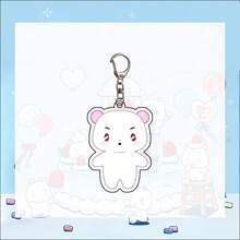 OUZEY Fog 2 KPOP PLAVE Flash MMMM Doll YEJUN NANYIJUNNOYA BAMBY Anime Acrylic Keychain