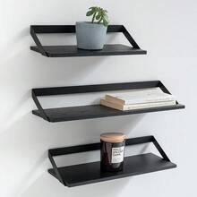Floating Shelves For Wall - 黑色霧面 - 查看 1