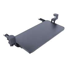 Clamp-On Computer Keyboard Mouse Under Desk Mount Slider Tray Extender Tray