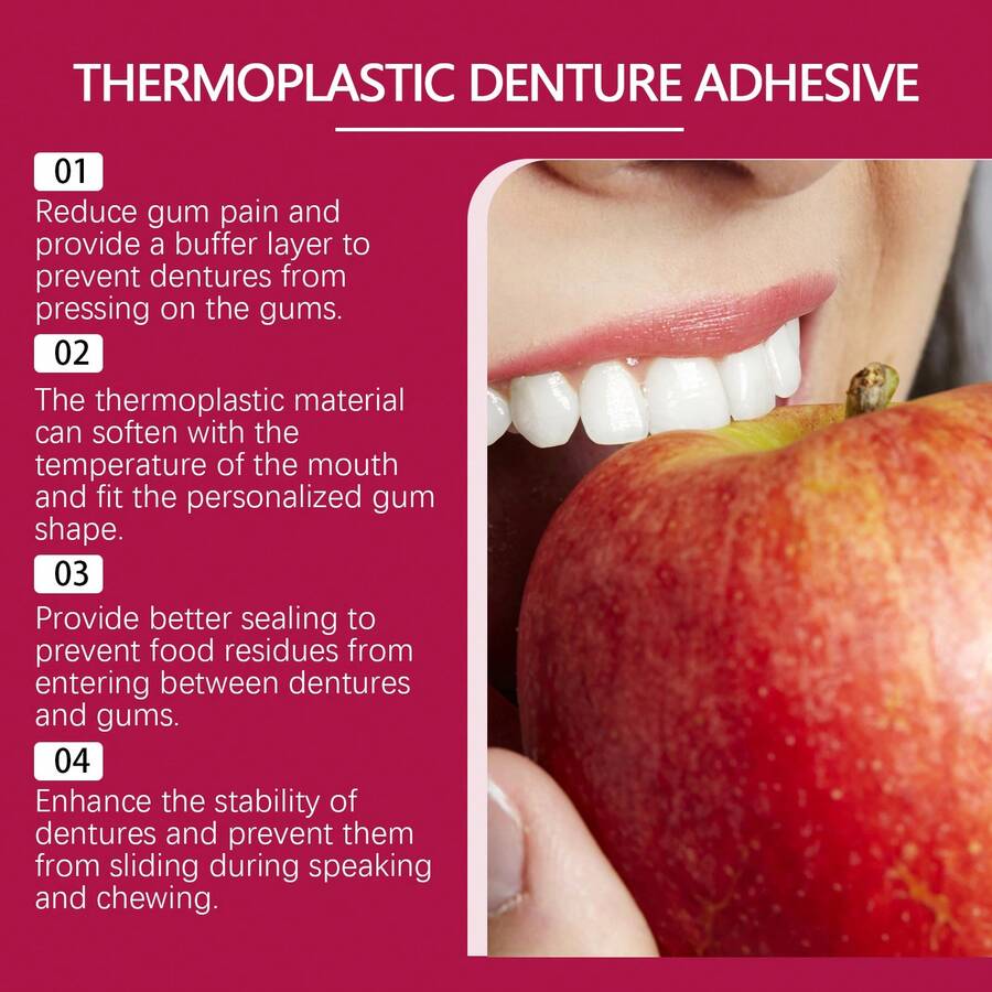 Laniska Denture Fixation Adhesive - Blue - View 1