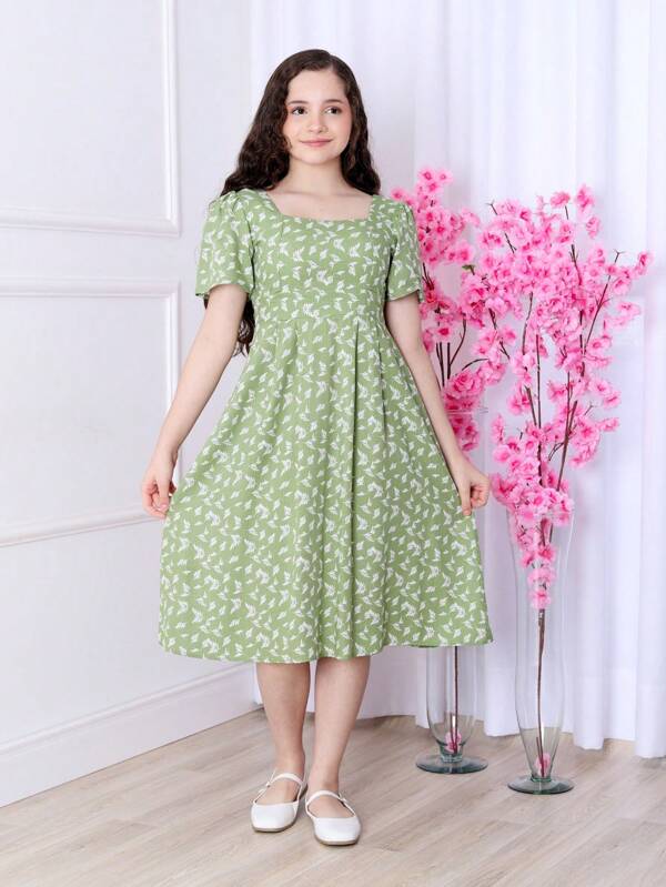 Vestido de Viscolinho Juvenil