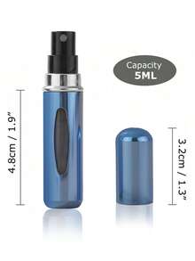 1/5/10件，5毫升香水雾化器可再填充旅行喷雾瓶，便携式香水喷雾器，迷你香水样品瓶