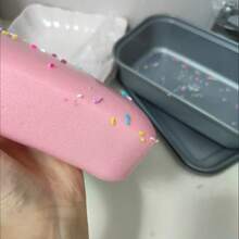 1个Squishy慢回弹盒子仿真面包蛋糕揉面音乐超大超厚湿软手感吸手指吐司 - 彩色 - 查看 11