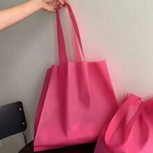 10pcs/High End Frosted Clothing Store, Clothes For Shopping, Hand-Held Bags, Plastic Bags, Gift Packaging And Packaging