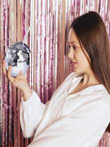 1 buc 580ml Disco Ball Cup cu capac și paie Disco Wine Flash Cocktail Cup Party Supplies și favoruri pentru petrecere