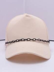 New Arrival Spring/Summer Fashion Multi-Dopamine Chain Decor Snapback Hat Accessory, Versatile Hat Chain