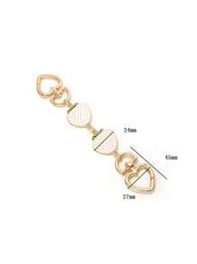 Strawberry Heart Bag Strap Extension Chain, Replacement Underarm Bag Chain, Metal Shoulder Strap Extension Accessory