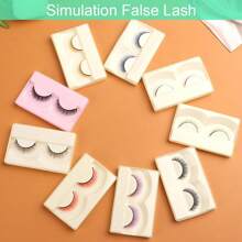 Multicolor Doll Eyelashes Simulation False Lash Length 0.8cm Dolls Modification DIY Accessories Decoration Suitable For 1/3 1/4 Scale