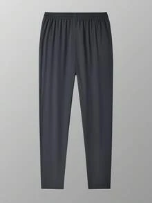 (Spring/Summer) Plus Size Men's Sports Pants, Loose Fit Casual Running Training Pants, Suitable For Spring & Autumn - Dark Grey - View 5
