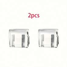 Transparent Seamless Leg Clip - Invisible Adjustable Leg Fixing Clip To Prevent Dragging, Plastic Sewing And Weaving Supplies For Trimming Hems, Smooth Fabric Accessories, Modern Design