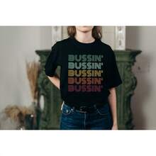 Awesome Gen Z Slang Awesome T-Shirt Men's Cotton Off-The-Shoulder T-Shirt - Black - View 4