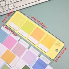80pcs Gradient Color Sticky Notes, 1 Pack Sticky Note Pads, Square High-Quality Paper, Middle East And Europe Back To School Student Supplies, Record Stickers, Home Supplies, Message Stickers, Office Planning Stickers, Stationery, Learning Supplies, Back To School - one-size - View 12