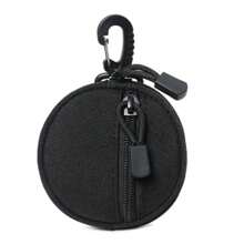 Outdoor Tactical Mini Bag | 3-In-1 Key Coin Card Case | Canvas Zipper EDC Pocket Organizer