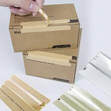 30pcs Easy Tear Kraft Paper Sealing Tape - Visually Attractive, High Quality Rectangular Packaging Tape For Secure Sealing And Bonding Back To School - Multicolor - View 2