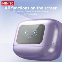 Miniso MS199 Al Translation Clip OnEar Headphones Full Colo Touchscreen Audio Wireless Headset With 135 Languages Real-Time Translation Support, Built-In Microphone For Music And Phone Calls - Black MS199 AI - View 4