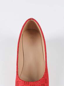 Zapatos de cuña de moda 2025, versátiles de punta redonda, estilo europeo y americano, zapatos de lino de tacón alto para mujer, cómodos y casuales para vacaciones, adecuados para todas las estaciones - Rouge Casaque - Ver 11