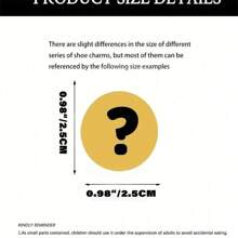 Letras DIY Encantos de Sapatos Decoração 0-9# Números ABC-Z Encantos de Sapatos para Tamancos e Sandálias, Encantos Coloridos de PVC para Decorações de Pulseiras e Sapatos, Lembrancinhas de Festa de Aniversário