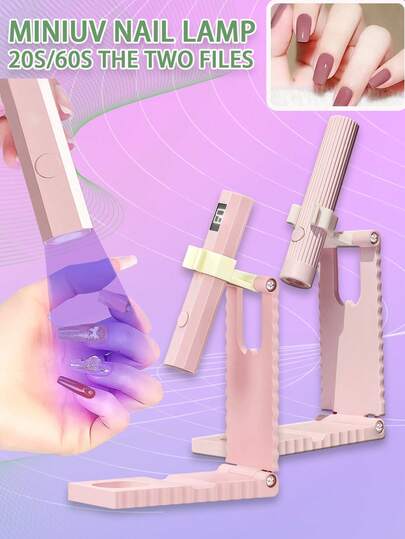 Lampe Uv Ongle 迷你便携式 UV LED 美甲烘干机 - 快速干燥、持久、节能、USB 充电、紧凑设计，适合沙龙、家庭和旅行使用 - 专业美甲工具美甲用品，重返校园，打造学院风